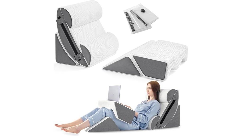 six piece wedge pillow set