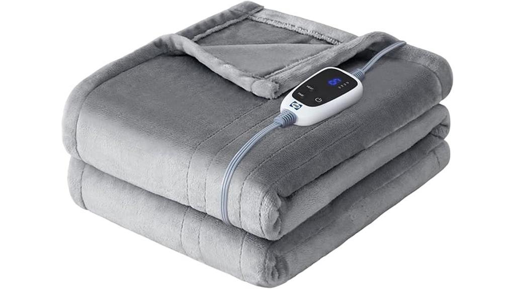 six setting electric blanket