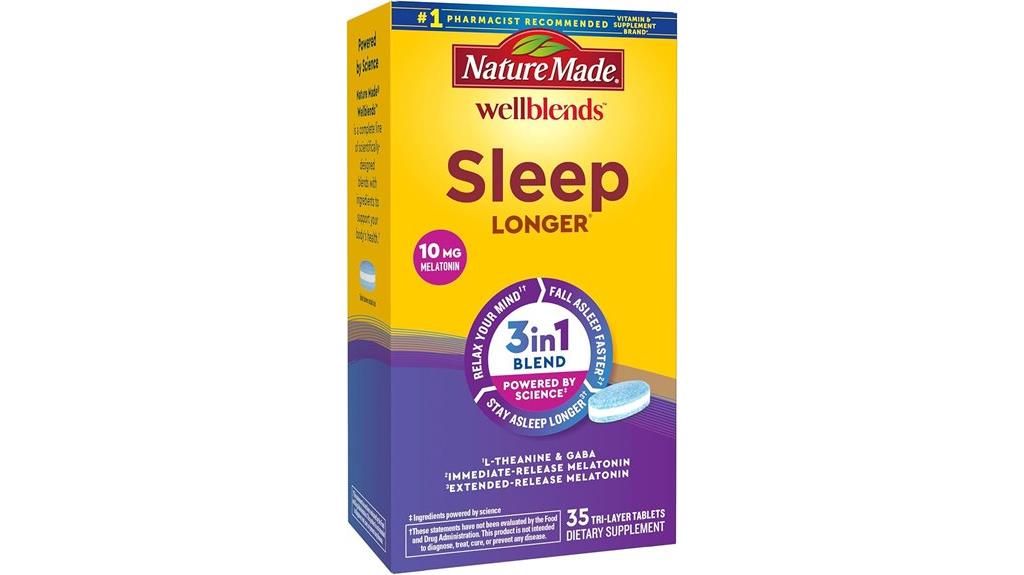 sleep aid with tri layer tablets