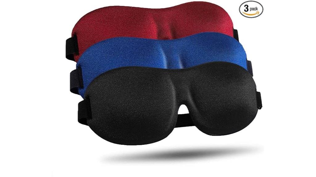 sleep mask set three pack