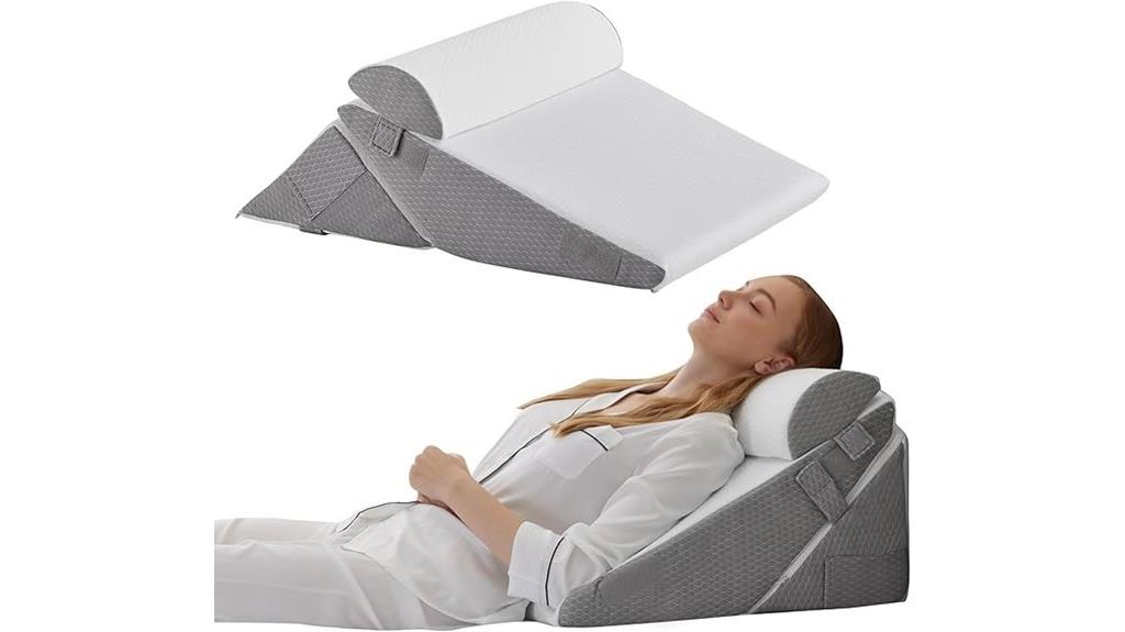 sleeping reflux wedge pillow
