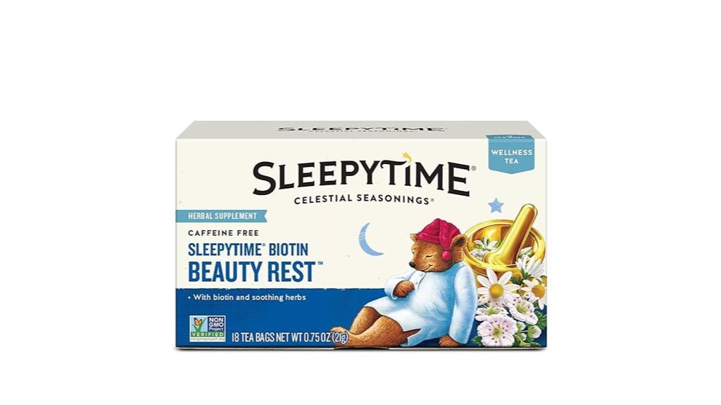 sleepytime biotin beauty rest
