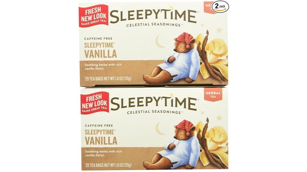 sleepytime vanilla tea pack