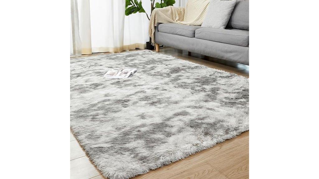 small bedroom shag rug