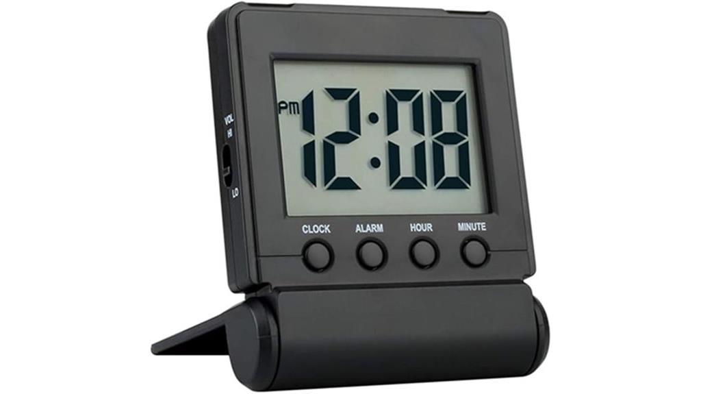small digital travel clock