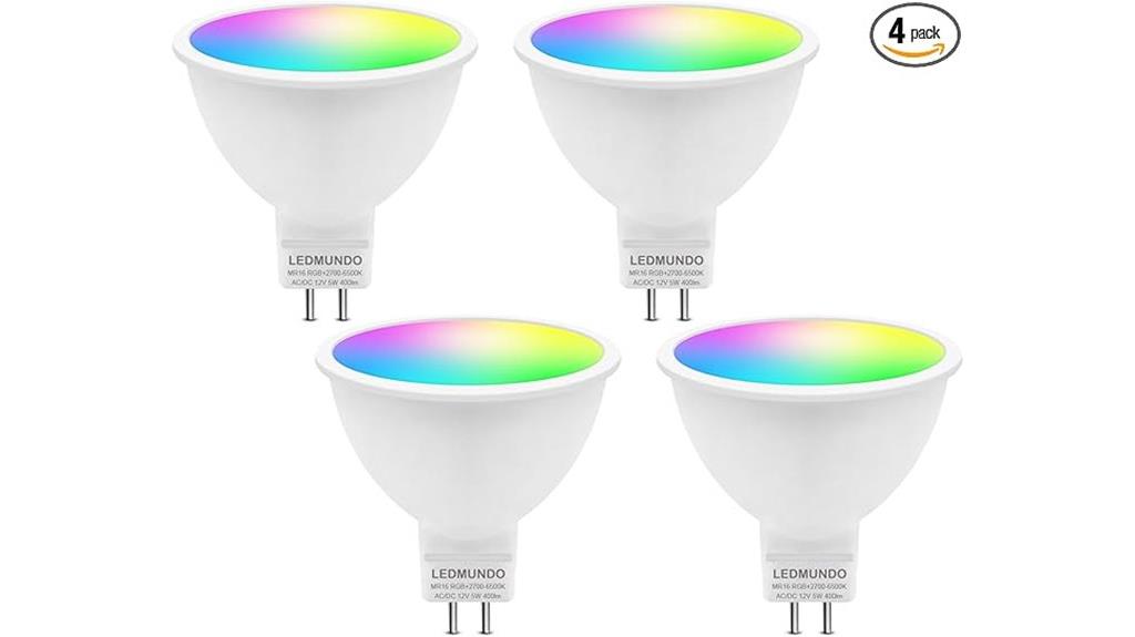 smart 5w led bulb pack