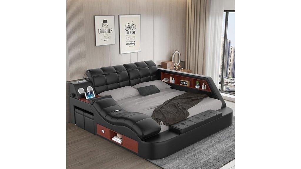 smart king bed frame