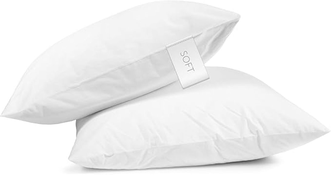 soft cotton hotel pillows