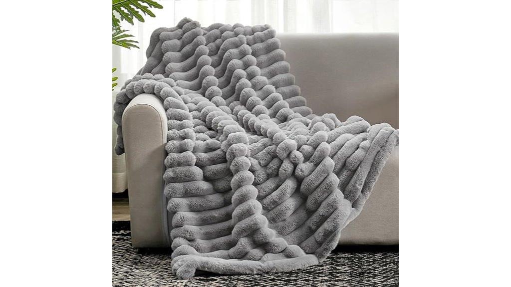 soft faux fur blanket