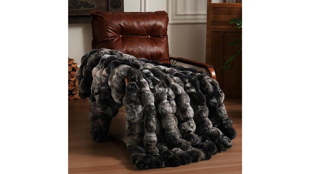 soft faux fur blanket