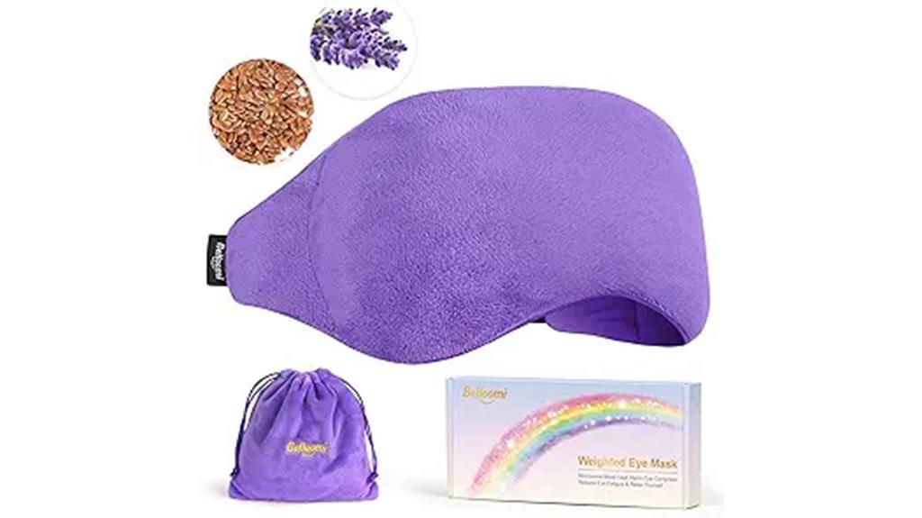 soft heated sleep mask
