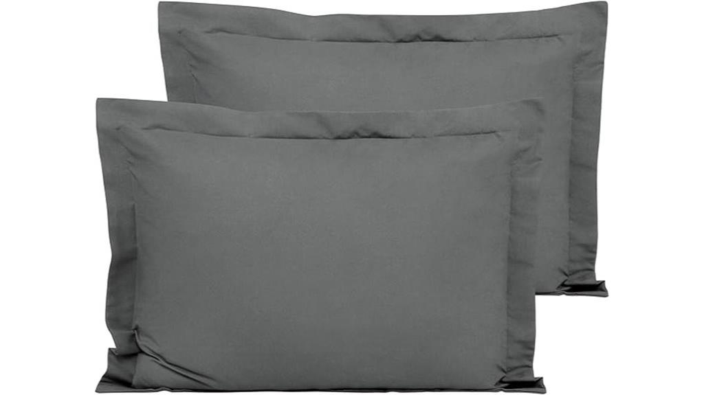 soft microfiber pillow shams