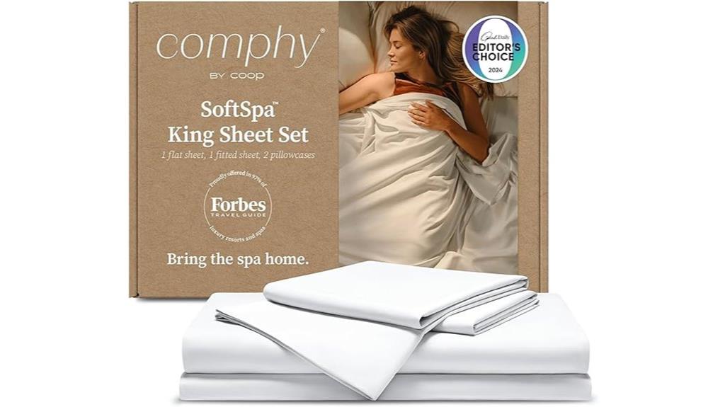 softspa four piece bedding set