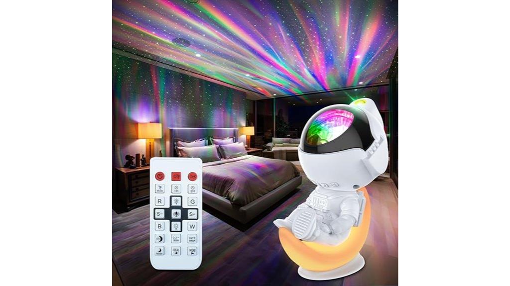 space themed projector with timer