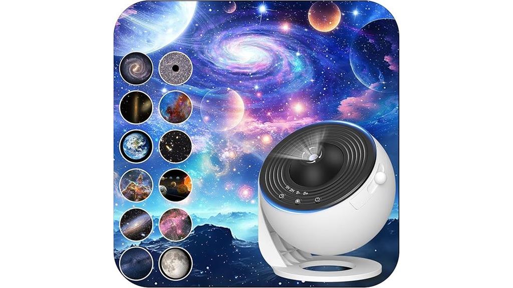 starry night sky projection