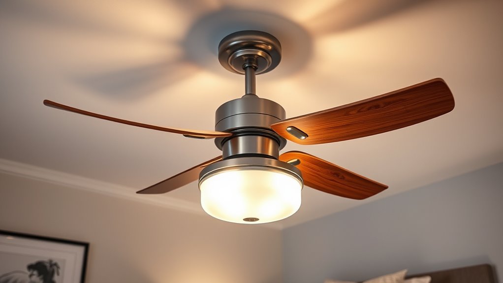 stylish bedroom ceiling fans