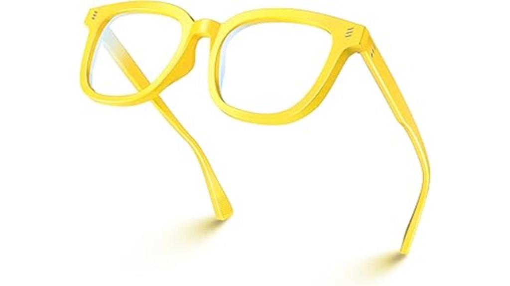 stylish blue light glasses