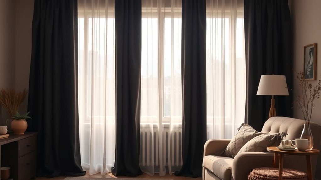 stylish insulated blackout curtains
