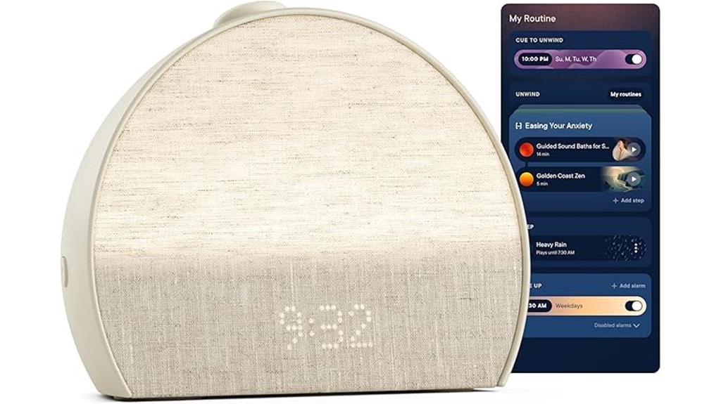 sunrise alarm clock with sound
