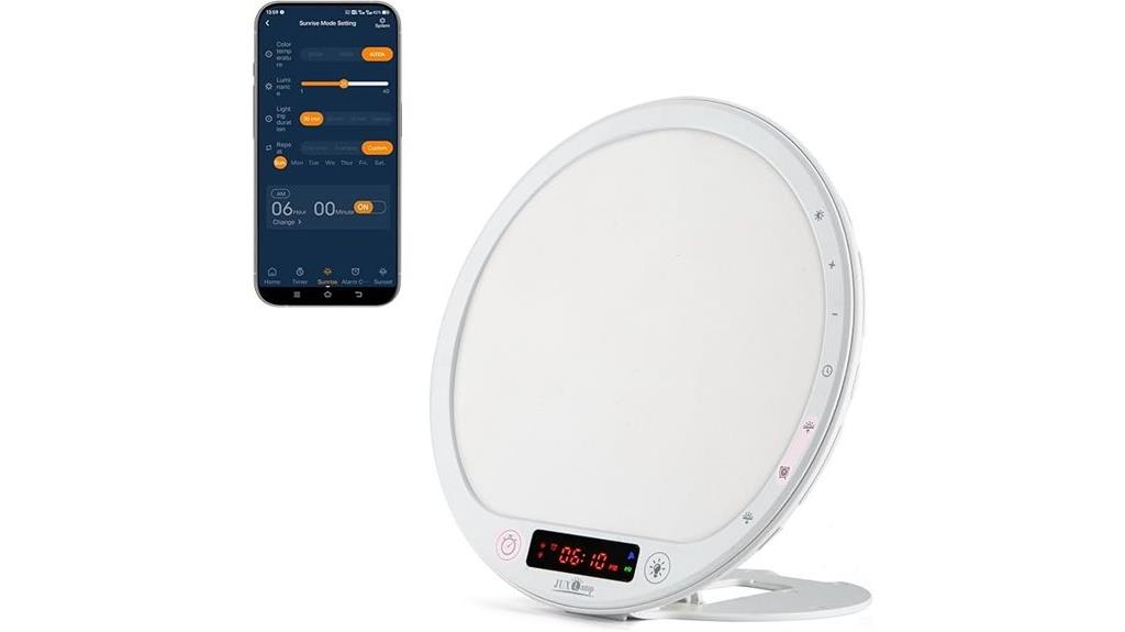 sunrise alarm with app