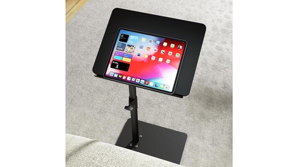 swivel adjustable sofa tray