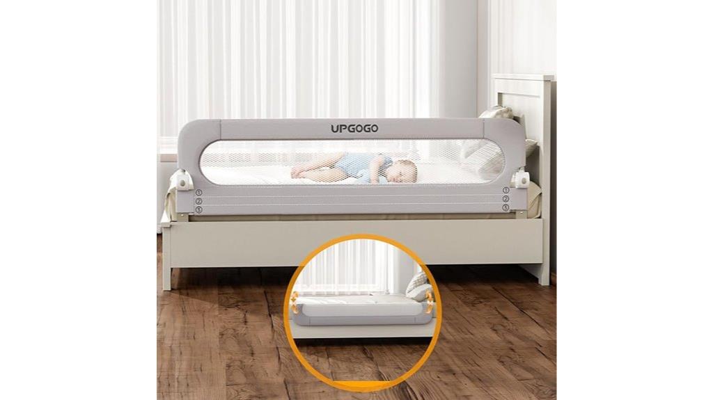 toddler folding bed guard