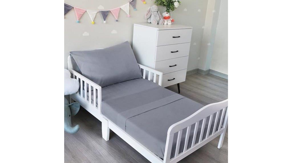 toddler microfiber bed set