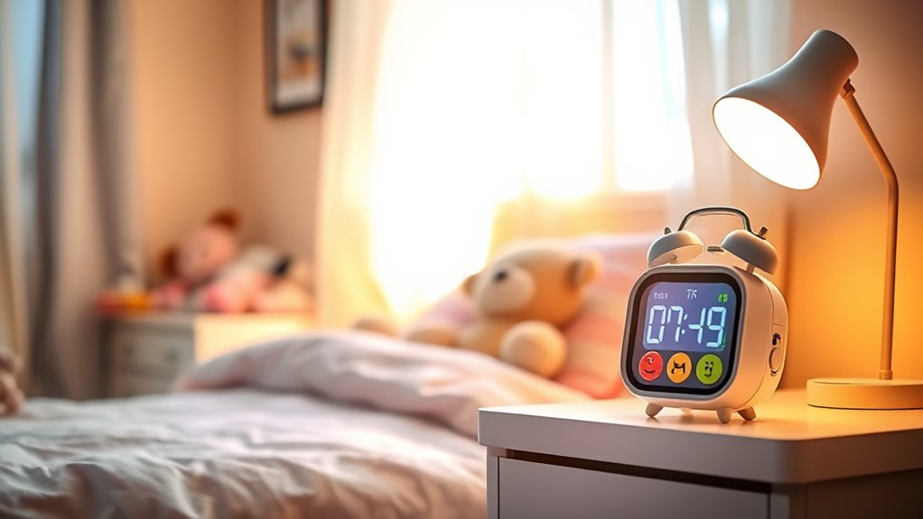 toddler sleep clock features