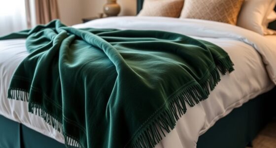 top bed throw decor ideas