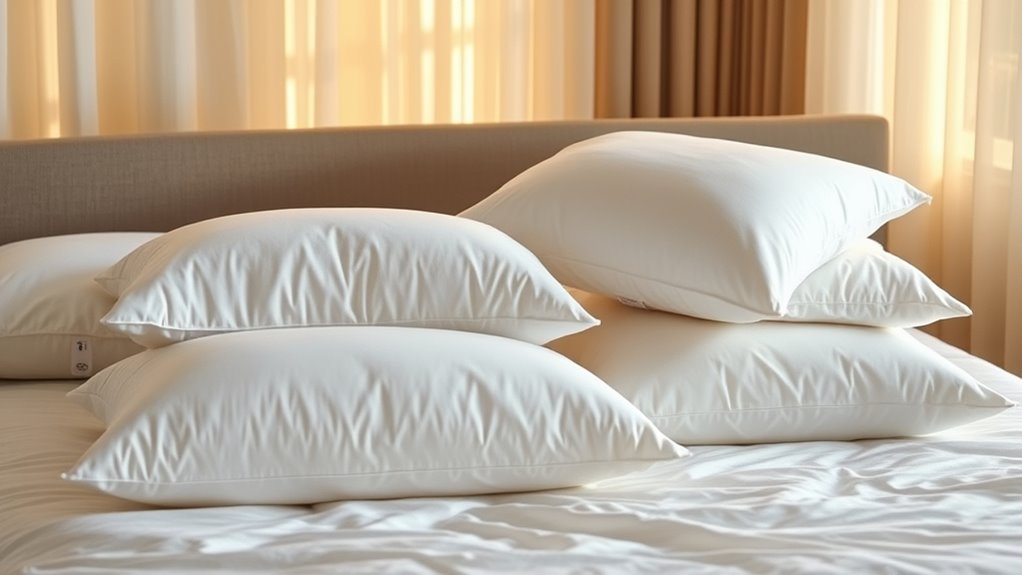 top down pillows for stomach sleepers