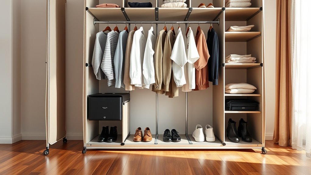 top portable wardrobe options