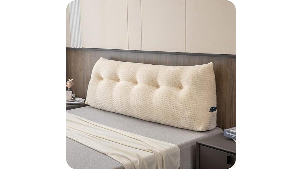triangular bolster bed pillow