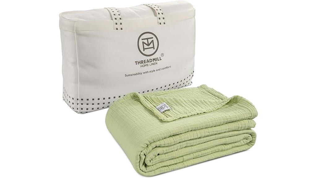 twin bed muslin blanket