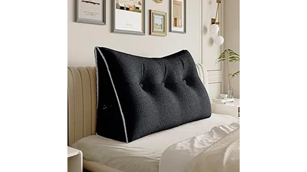 twin bed wedge pillow