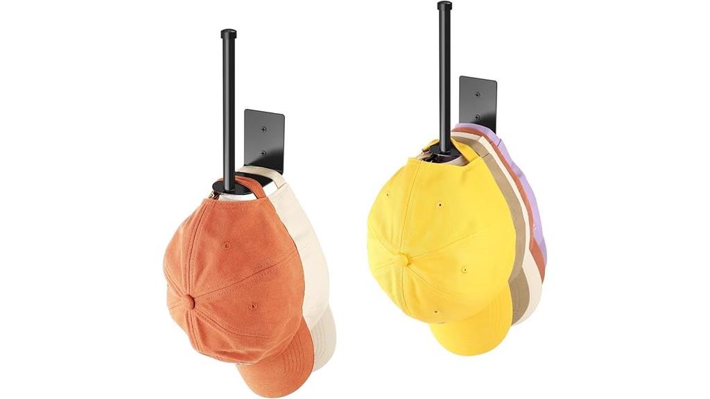 two pack hat racks
