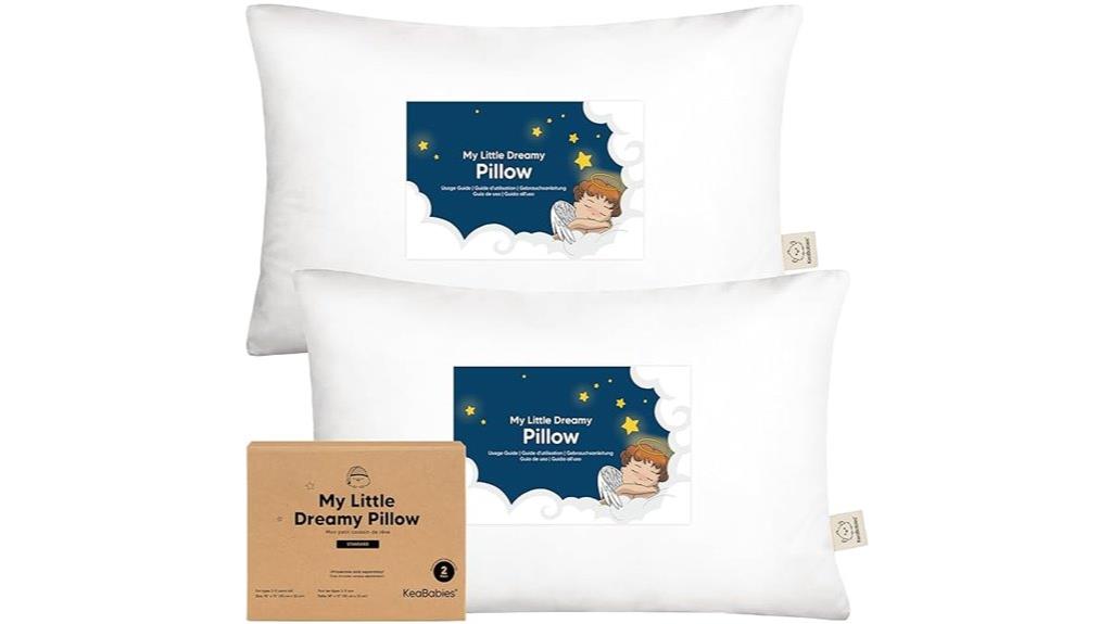 two toddler pillows