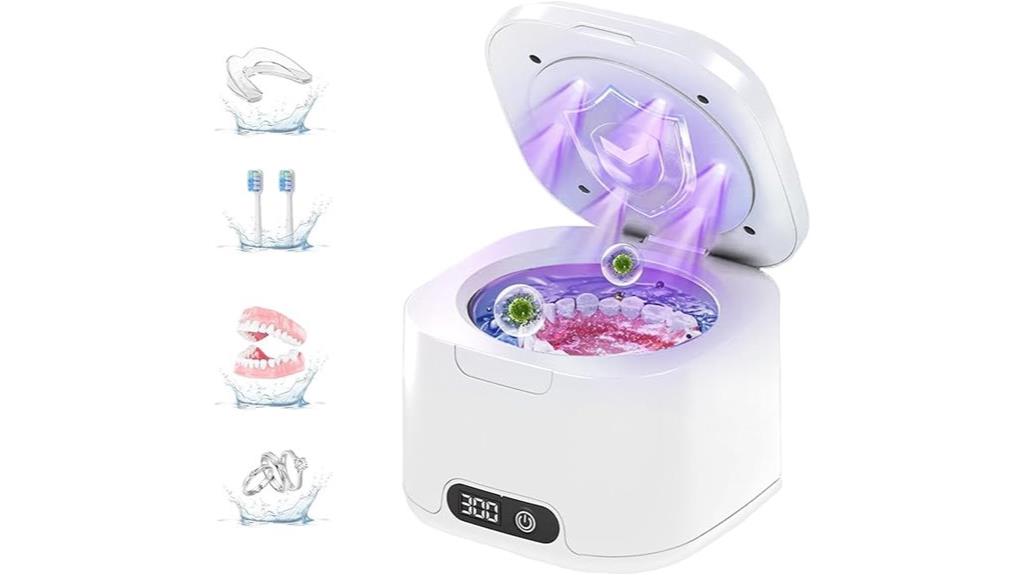 ultrasonic uv retainer cleaner