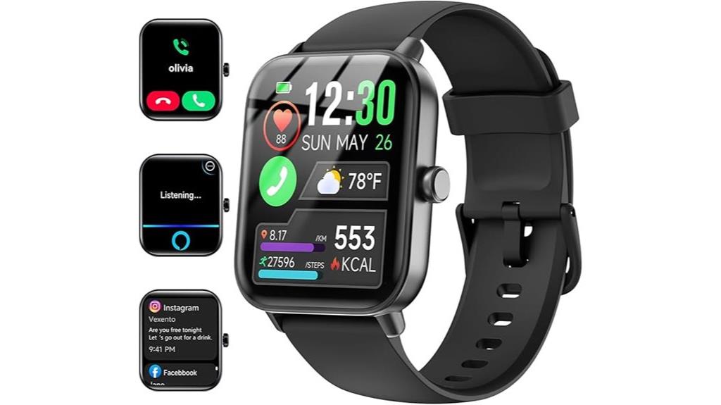unisex bluetooth fitness watch