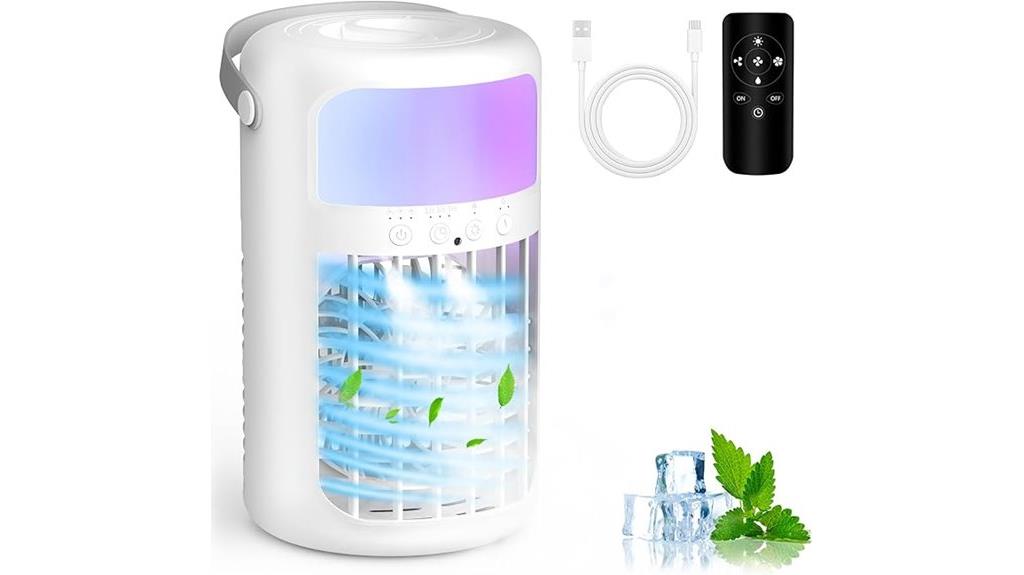 upgraded portable ac features