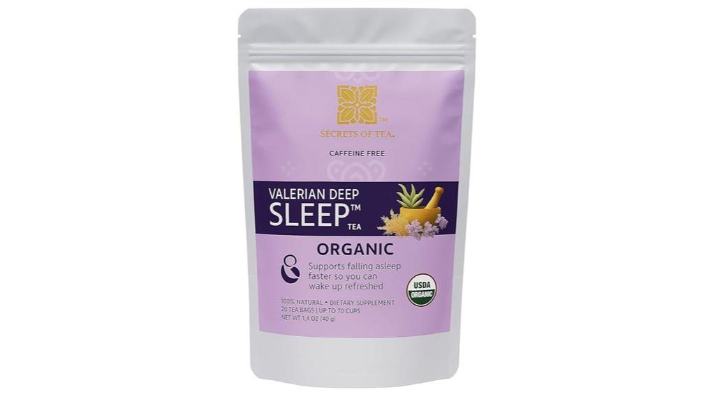 valerian sleep tea box