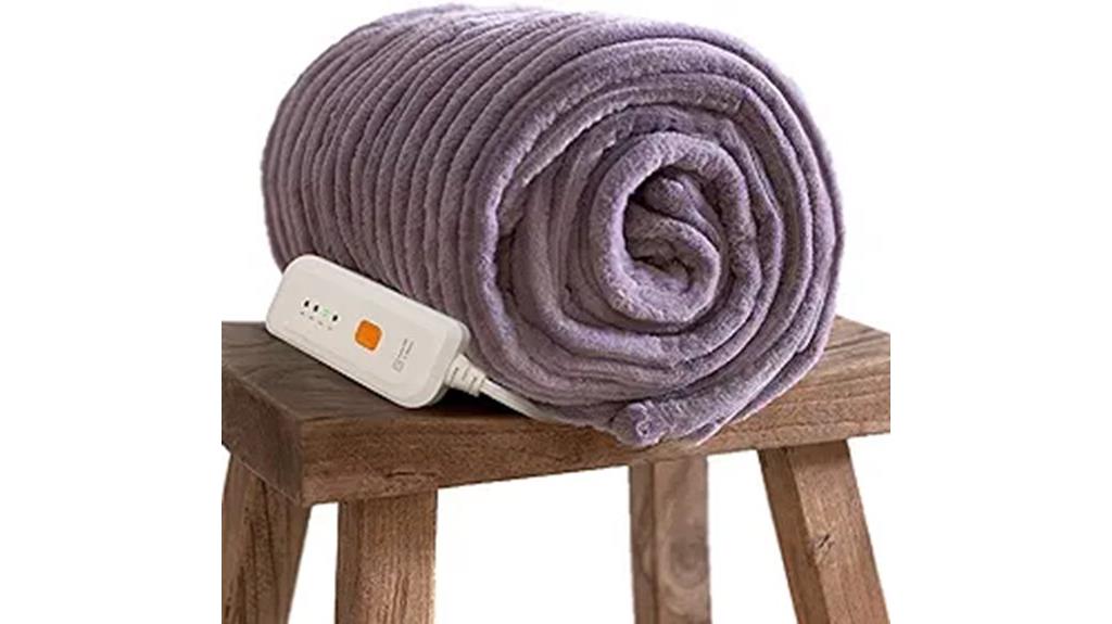 violet 50x60 heated blanket