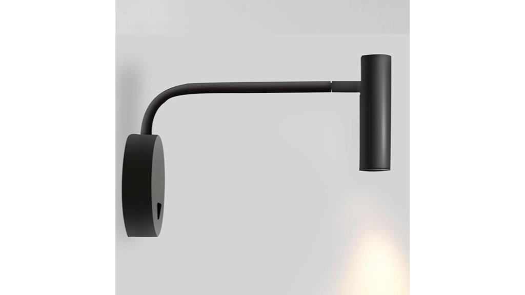 wall mounted bedroom reading light