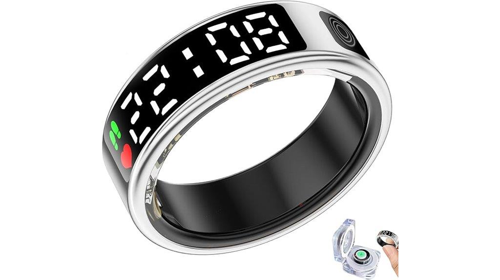 waterproof fitness smart ring