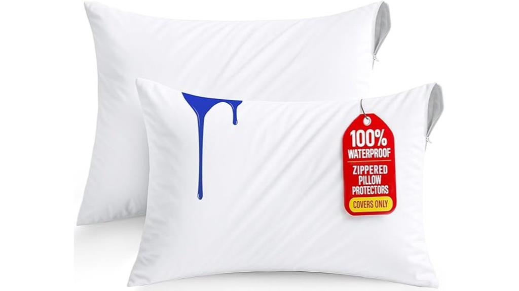 waterproof pillow protectors pack