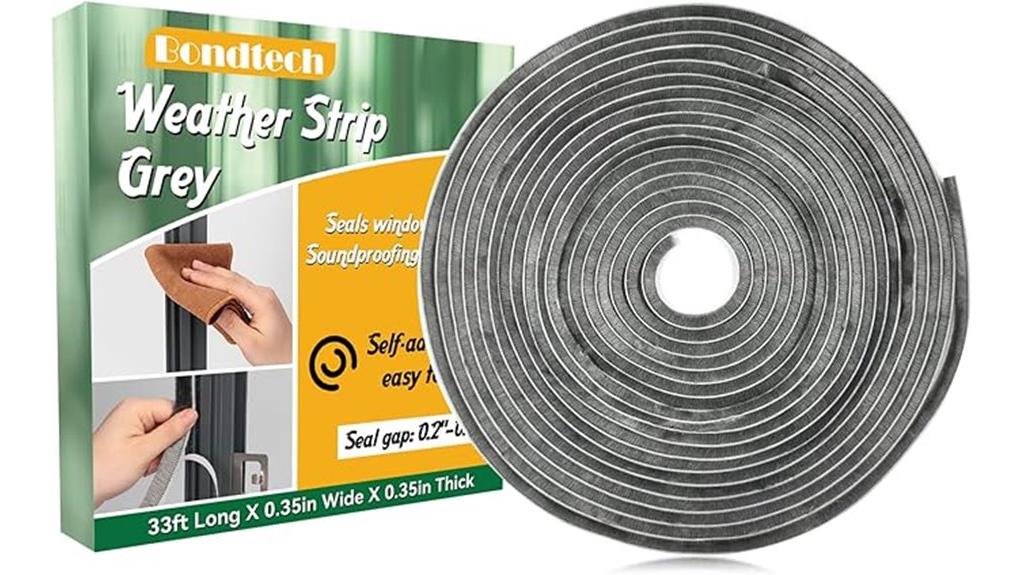 weatherproofing door sealing strip