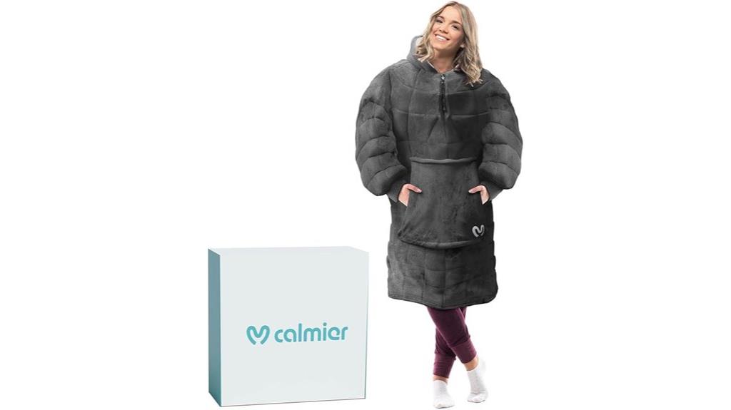 weighted hoodie blanket 10lb