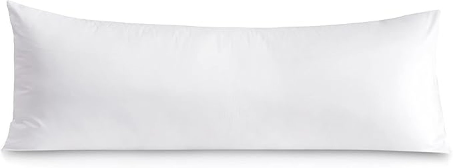 white cotton pillow cover