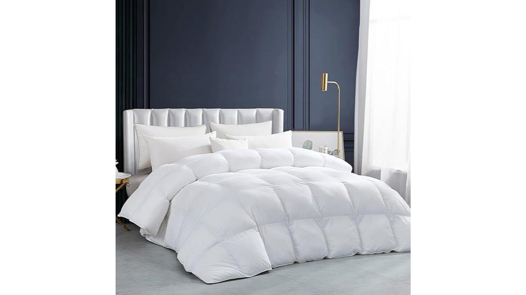 white goose down comforter