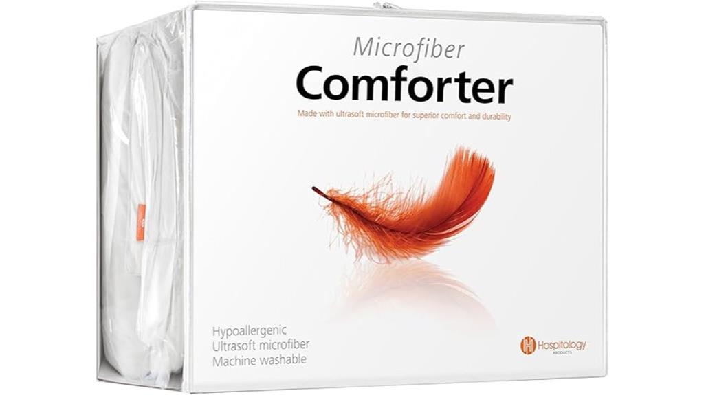 white hypoallergenic comforter
