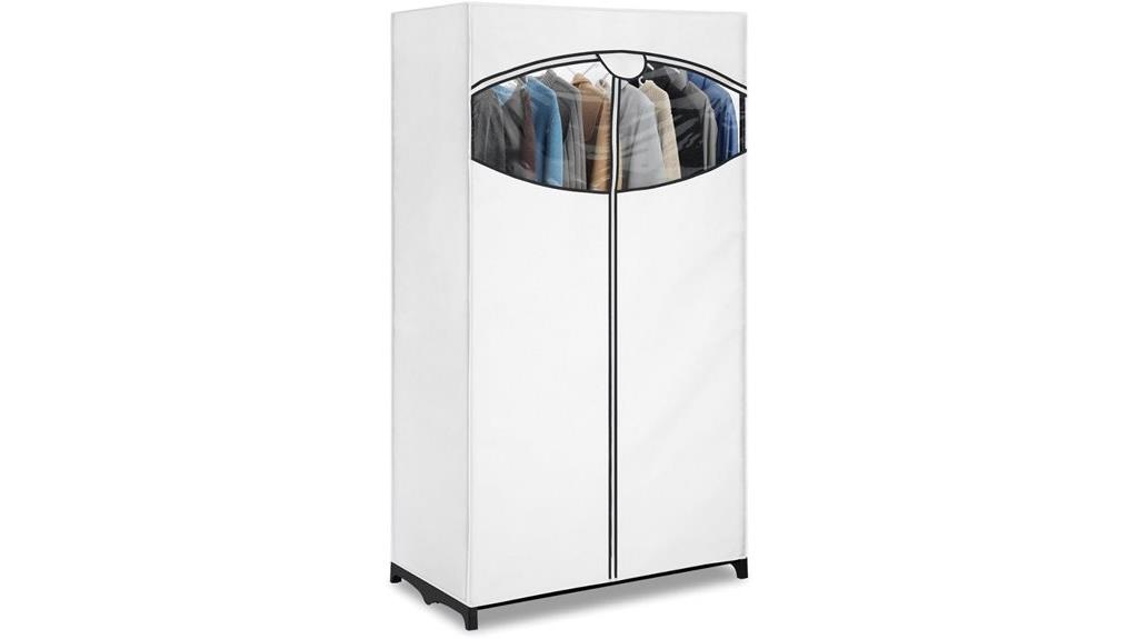whitmor white clothes closet